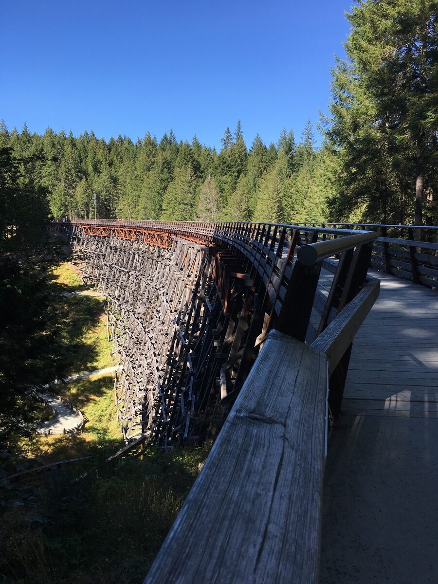 Kinsol Trestle bridge Cowichan Valley Vancouver Island BC